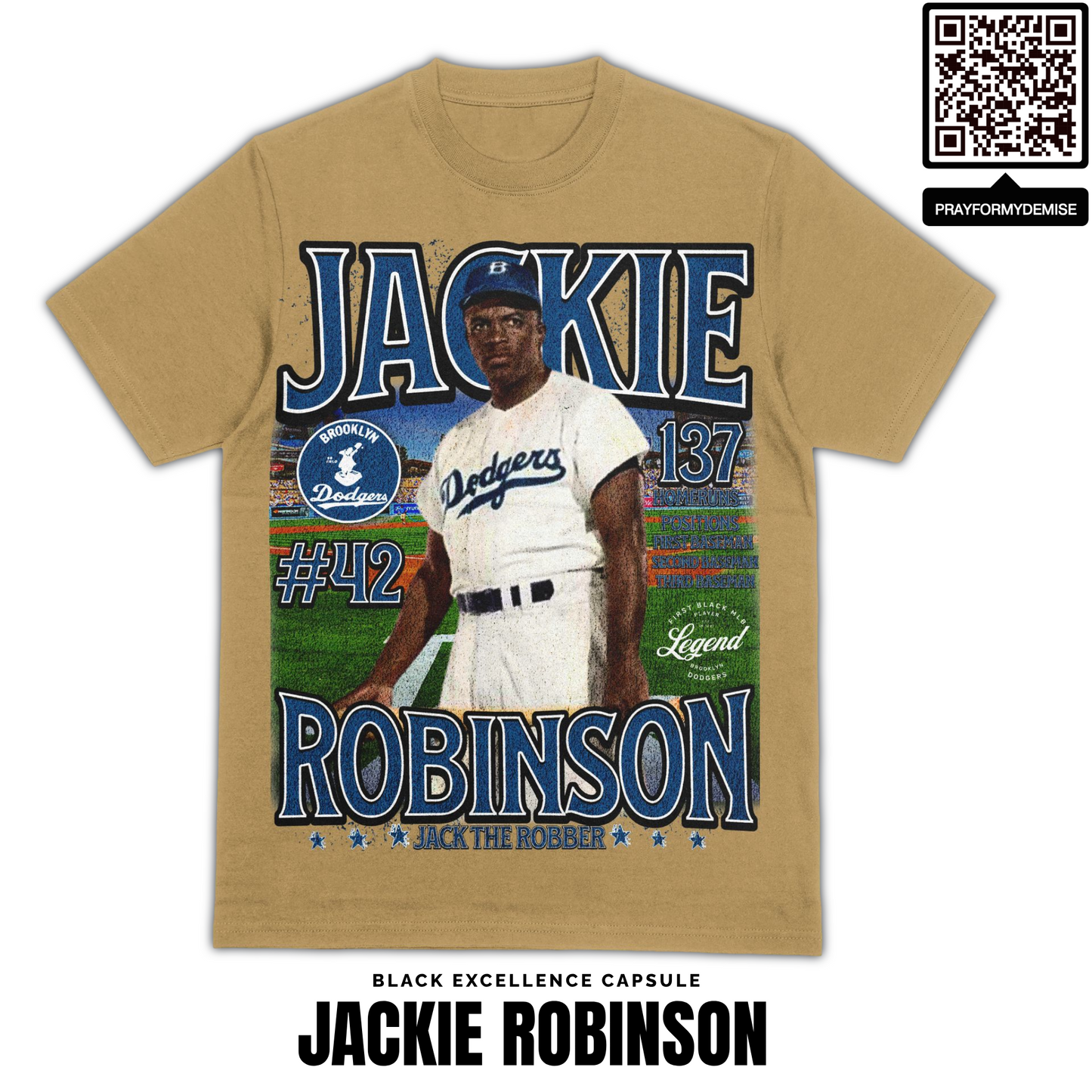 Jackie Robinson - "JackTheRobber Tee"