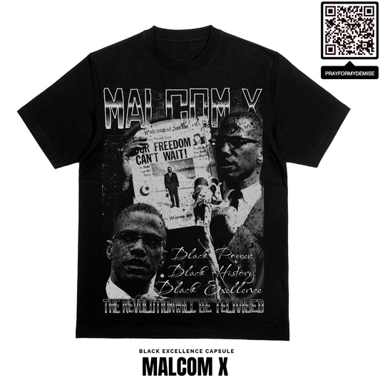 Malcom X "Televised Revolution" Tee