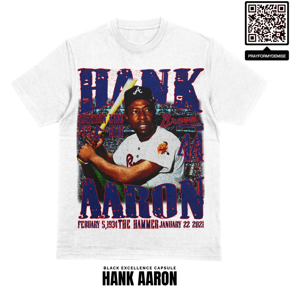 Hank Aaron "Homerun Hank" Tee